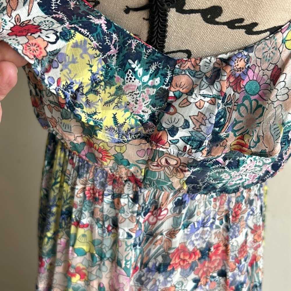 Anthropologie Meadow Rue Allerton Floral  Maxi Dr… - image 9
