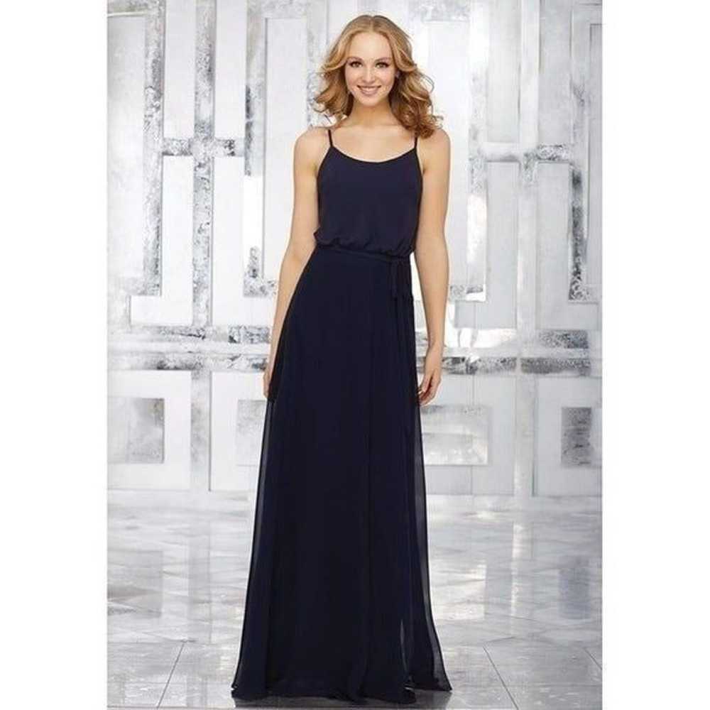 AMSALE Campbell Gown in Navy 8 Womens Long Maxi D… - image 10
