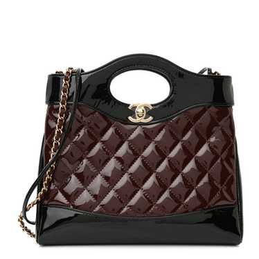 CHANEL Patent Calfskin Quilted Mini 31 Shopping B… - image 1