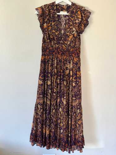 Ulla Johnson Printed Samara long silk dress…