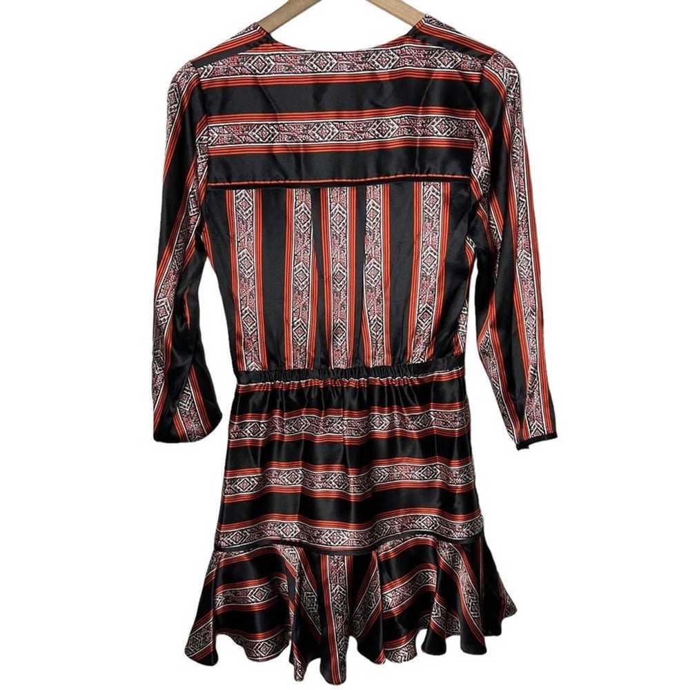 Veronica Beard Ivy Print Silk Flounce Mini Dress … - image 6