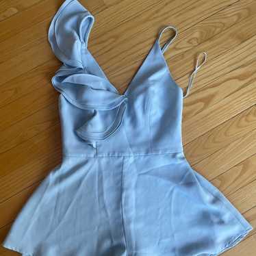 Revolve blue romper