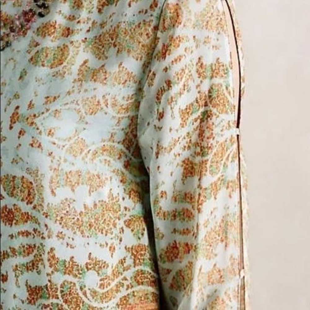 Anthropologie Cleome Silk Dress | M - image 6