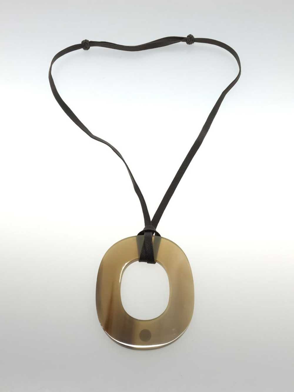 [Japan Used Necklace] Used Hermes Buffalo Horn Ne… - image 2