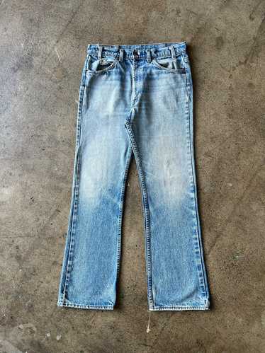 1990s Levi's 517 Orange Tab Faded Jeans 33" x 31.… - image 1