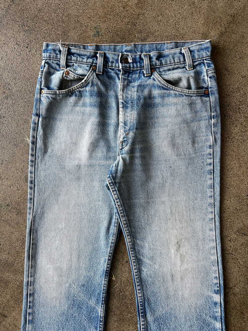 1990s Levi's 517 Orange Tab Faded Jeans 33" x 31.… - image 2