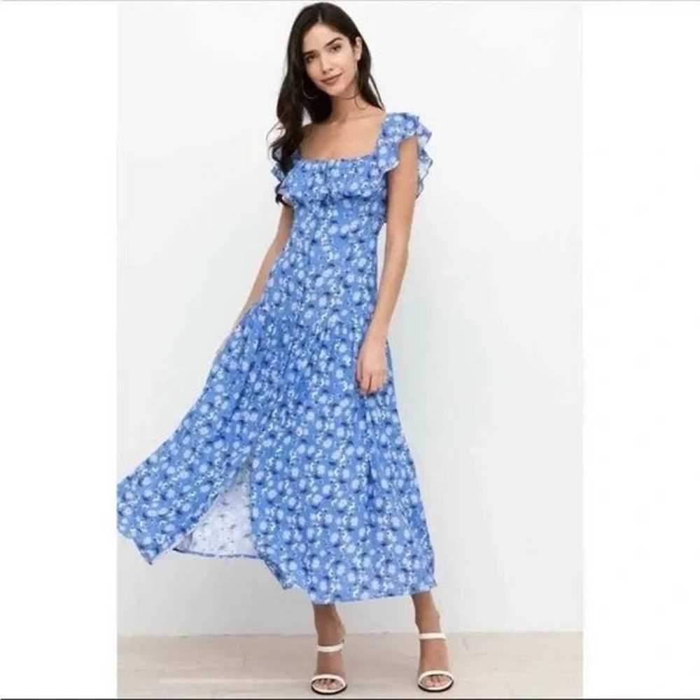 NWT Yumi Kim Fling Ray Of Light Blue Floral Maxi … - image 3