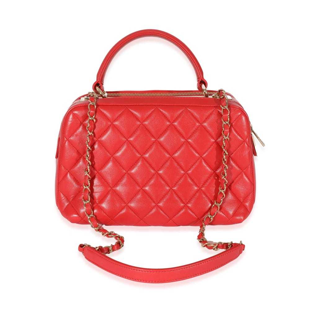 Chanel Bowling Bag leather handbag - image 3
