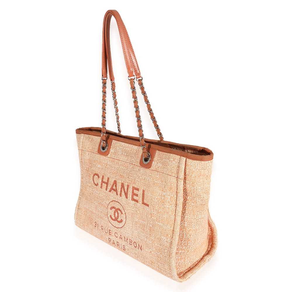 Chanel Deauville leather handbag - image 2