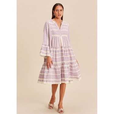 New DEVOTION ELLA MIDI COTTON DRESS - LILAC Size … - image 1