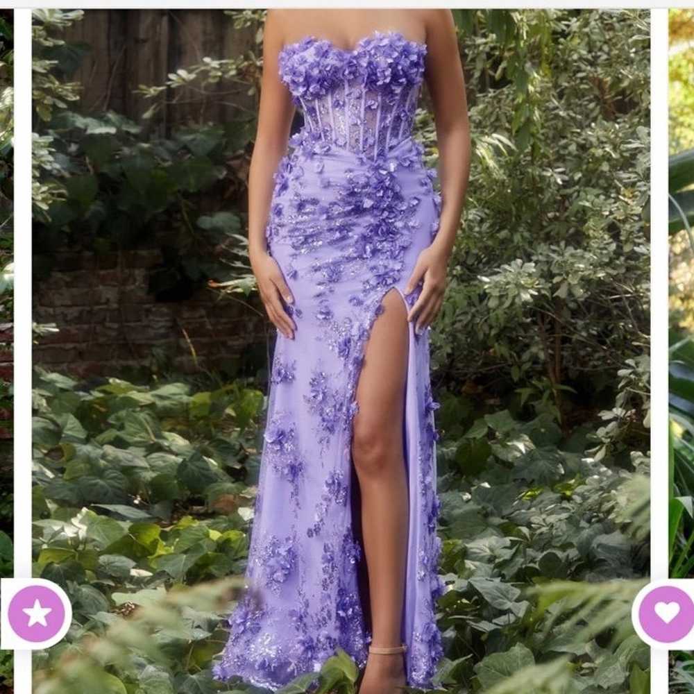 andrea and leo purple prom dre$$ - image 1