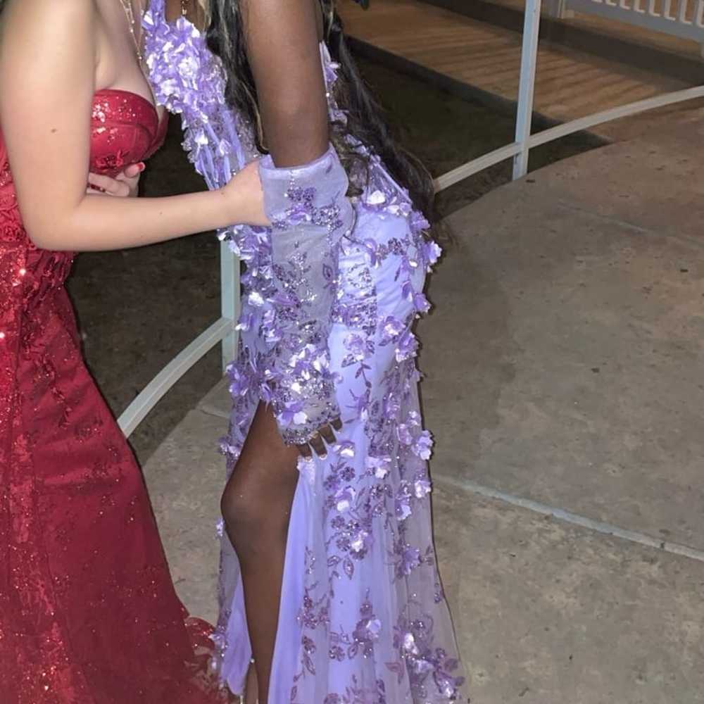 andrea and leo purple prom dre$$ - image 5