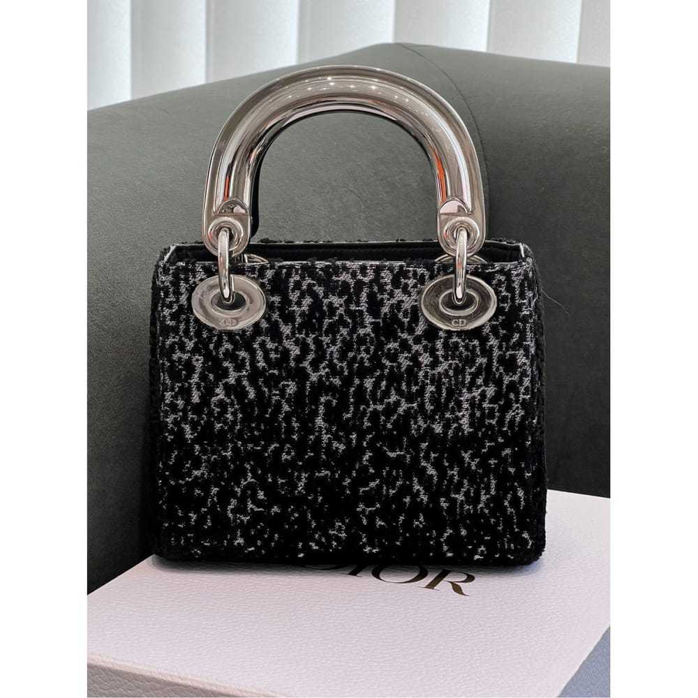 Dior Lady Dior cloth handbag - image 2