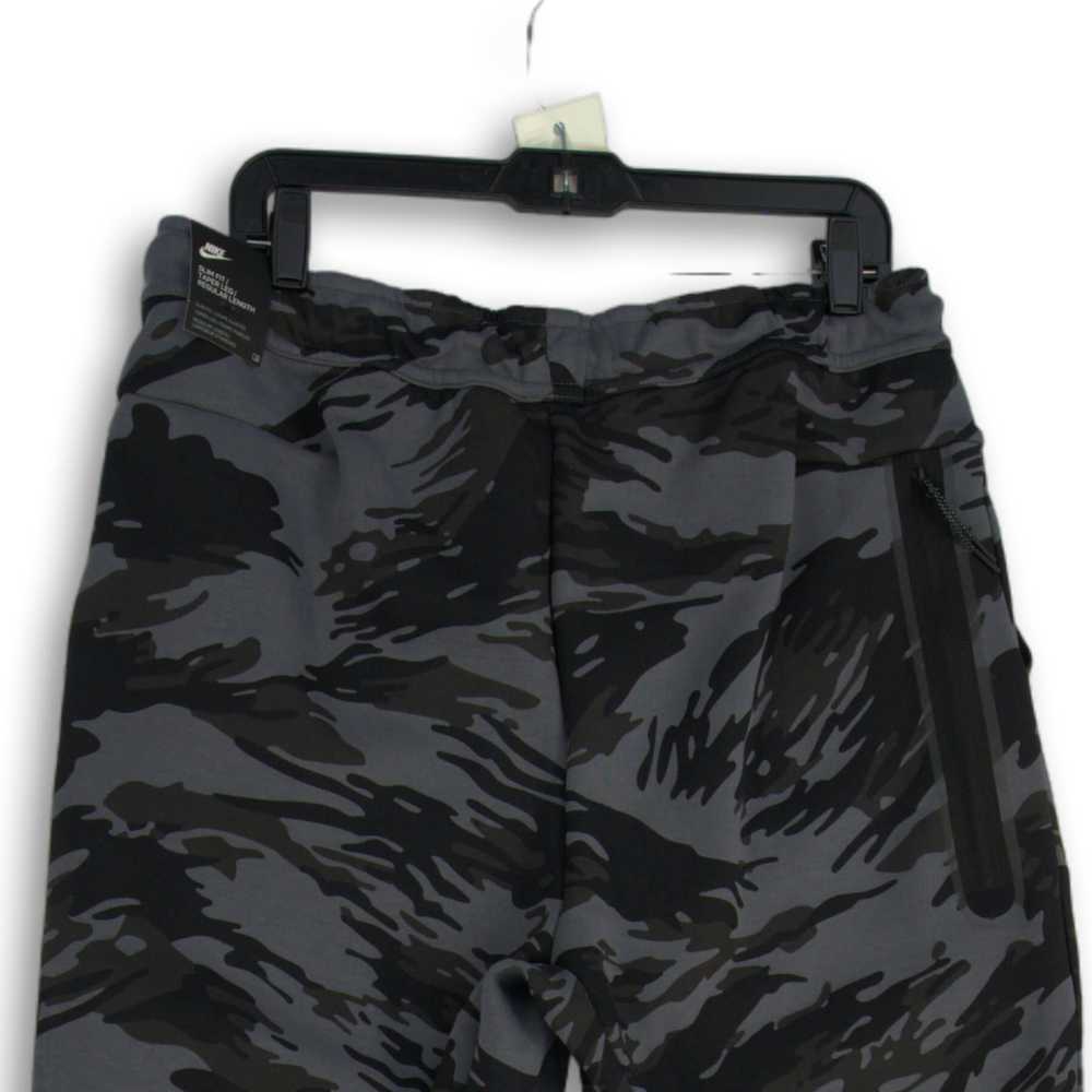 Nike NWT Mens Black Gray Camouflage Drawstring Ta… - image 3