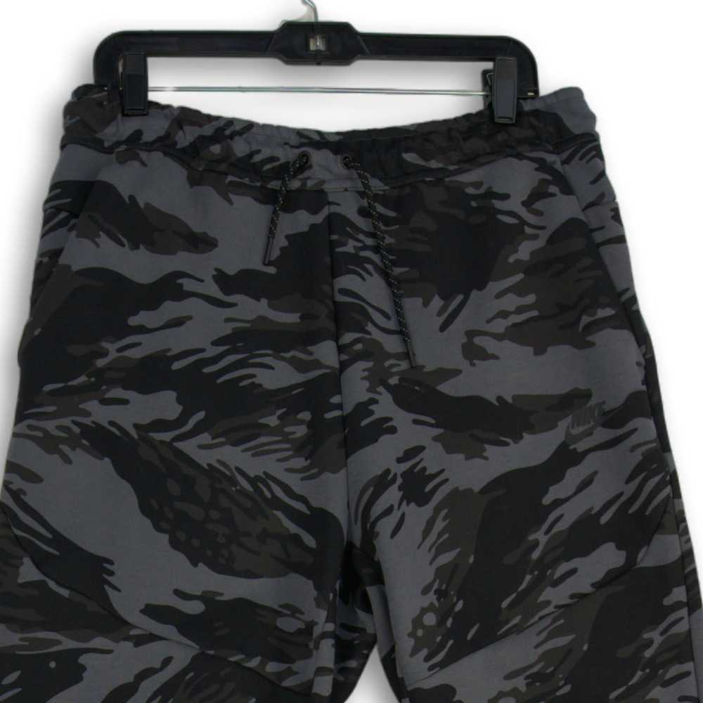 Nike NWT Mens Black Gray Camouflage Drawstring Ta… - image 4