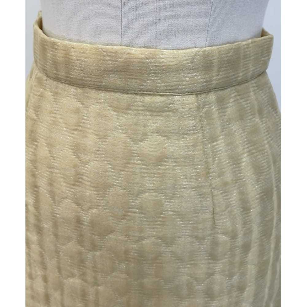 Miu Miu Silk mid-length skirt - image 7