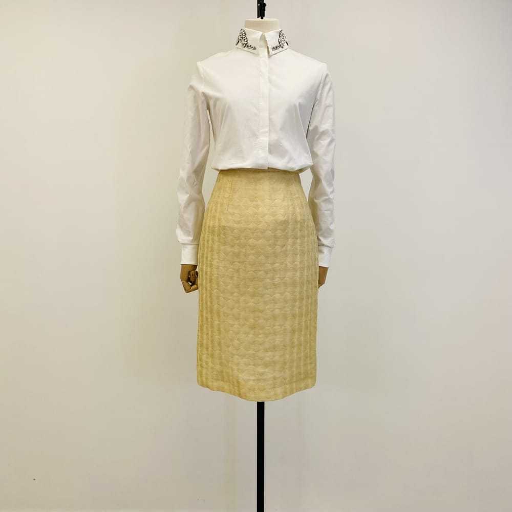 Miu Miu Silk mid-length skirt - image 9