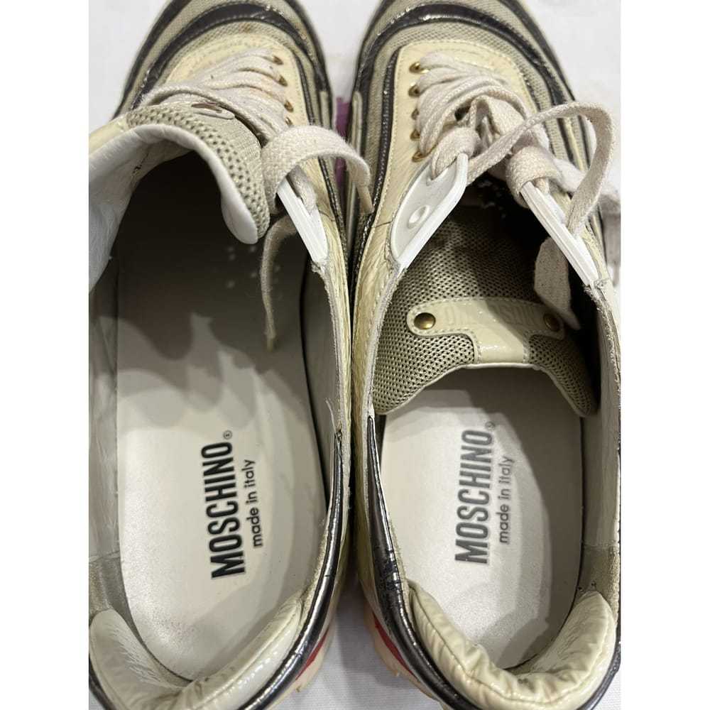 Moschino Leather low trainers - image 5