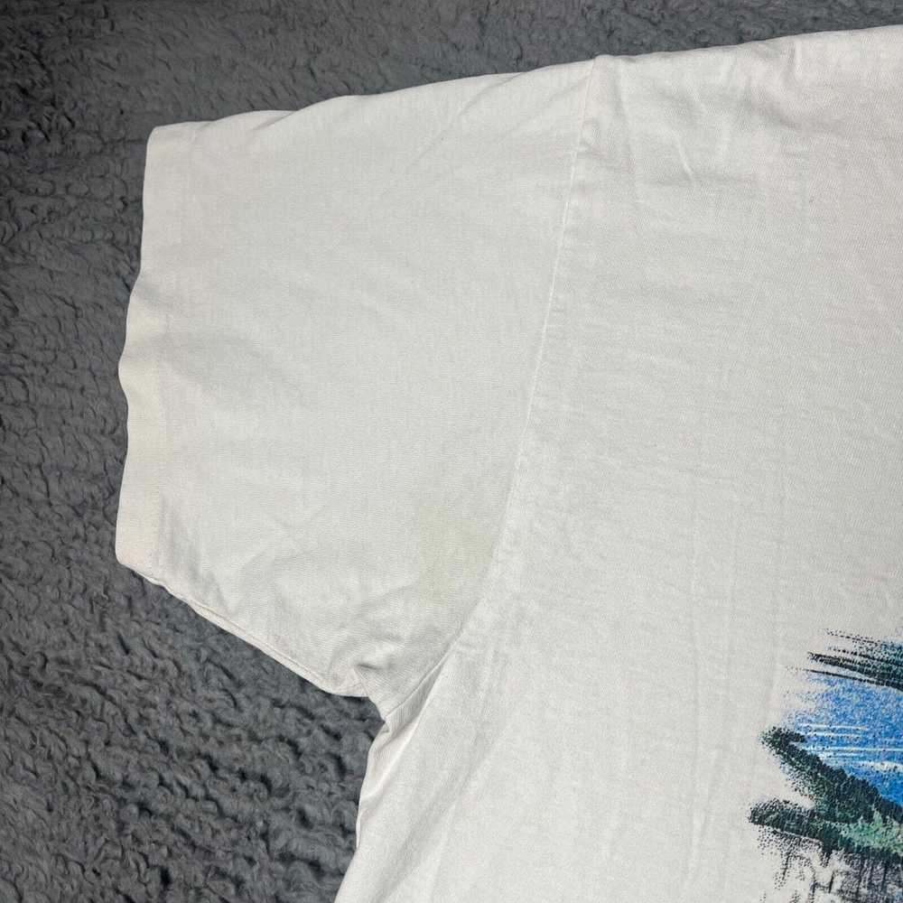 Vintage Niagara Falls Shirt Mens 2XL White Nature… - image 4