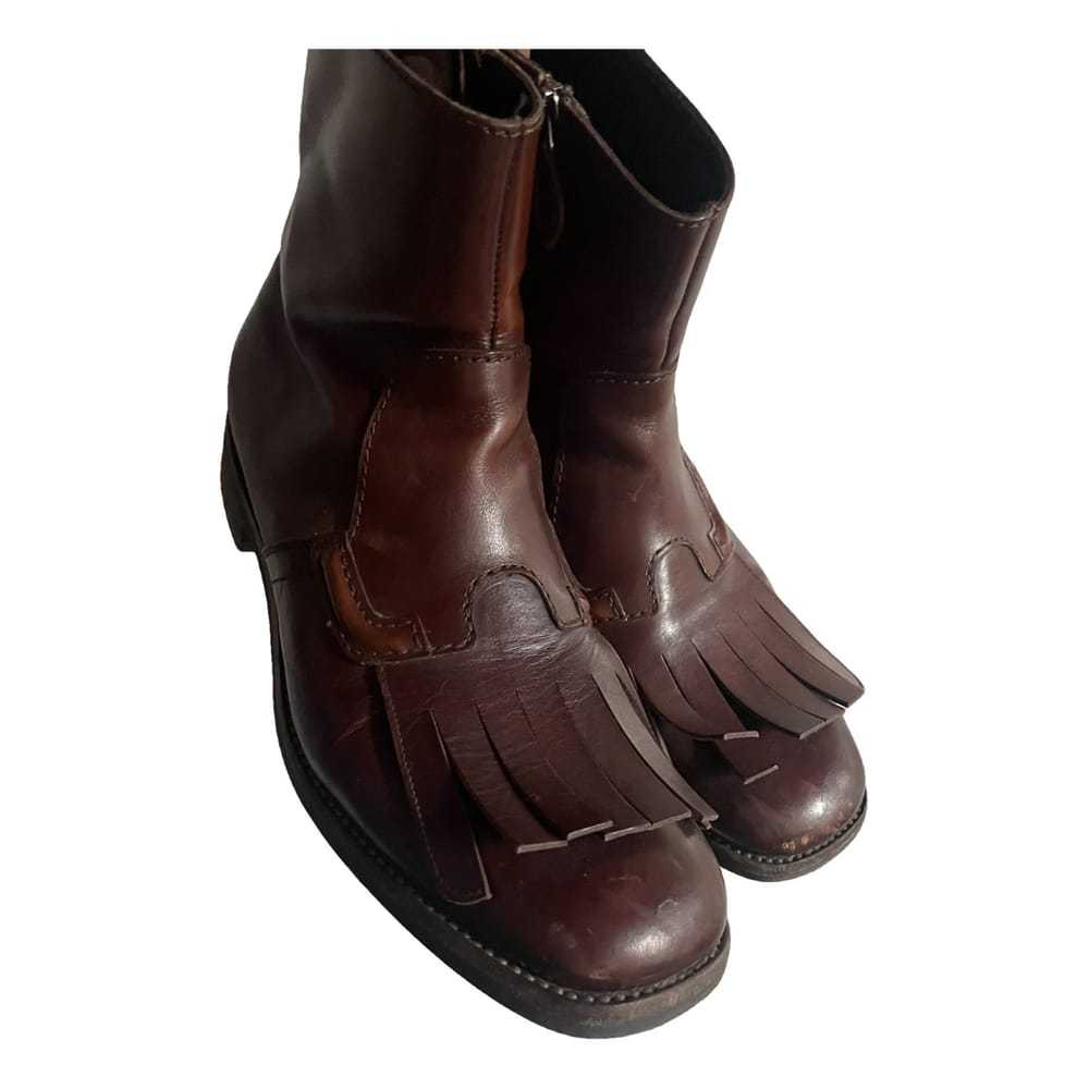 Prada Leather boots - image 1