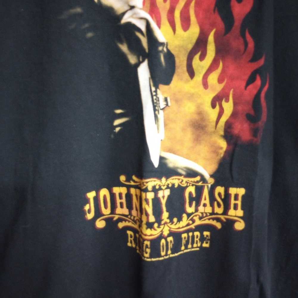 Johnny Cash Ring Of Fire Zion Tee Tshirt Men's 2X… - image 3