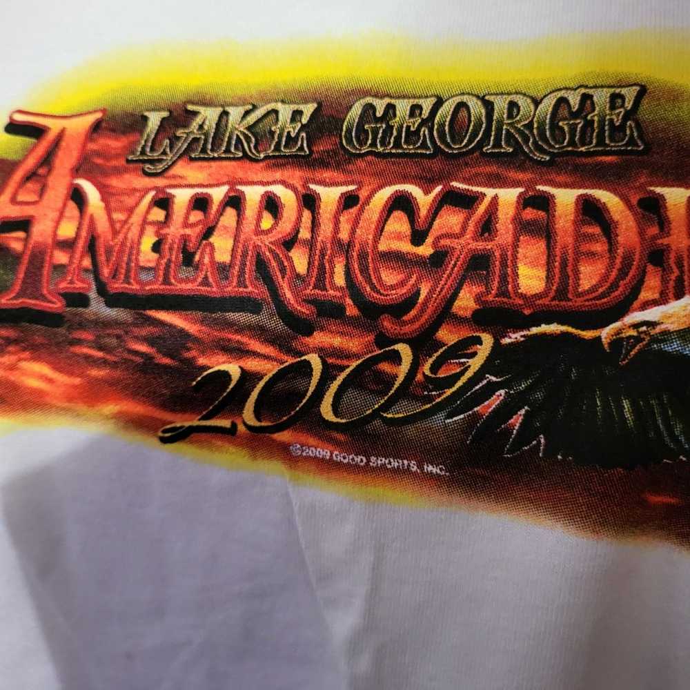 2009 Americade Lake George T Shirt New York - image 2