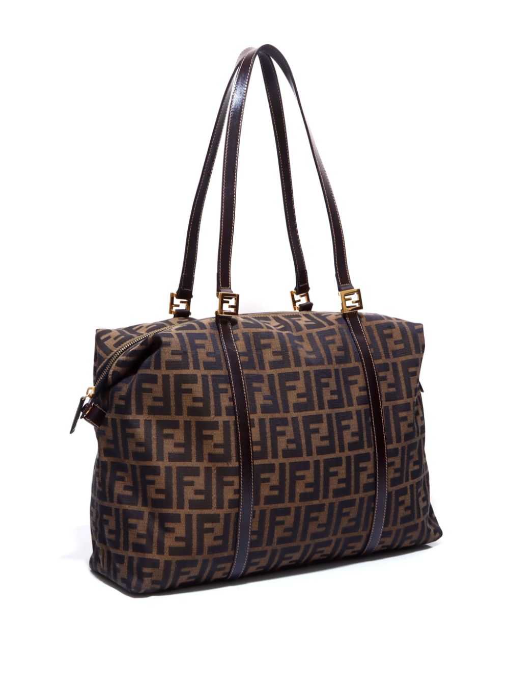 Fendi Pre-Owned Zucca-jacquard tote bag - Brown - image 3