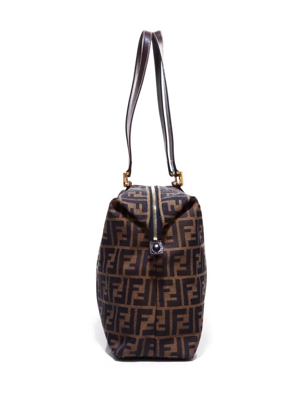 Fendi Pre-Owned Zucca-jacquard tote bag - Brown - image 4