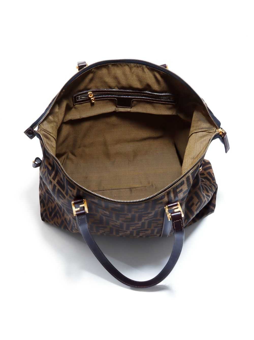 Fendi Pre-Owned Zucca-jacquard tote bag - Brown - image 5