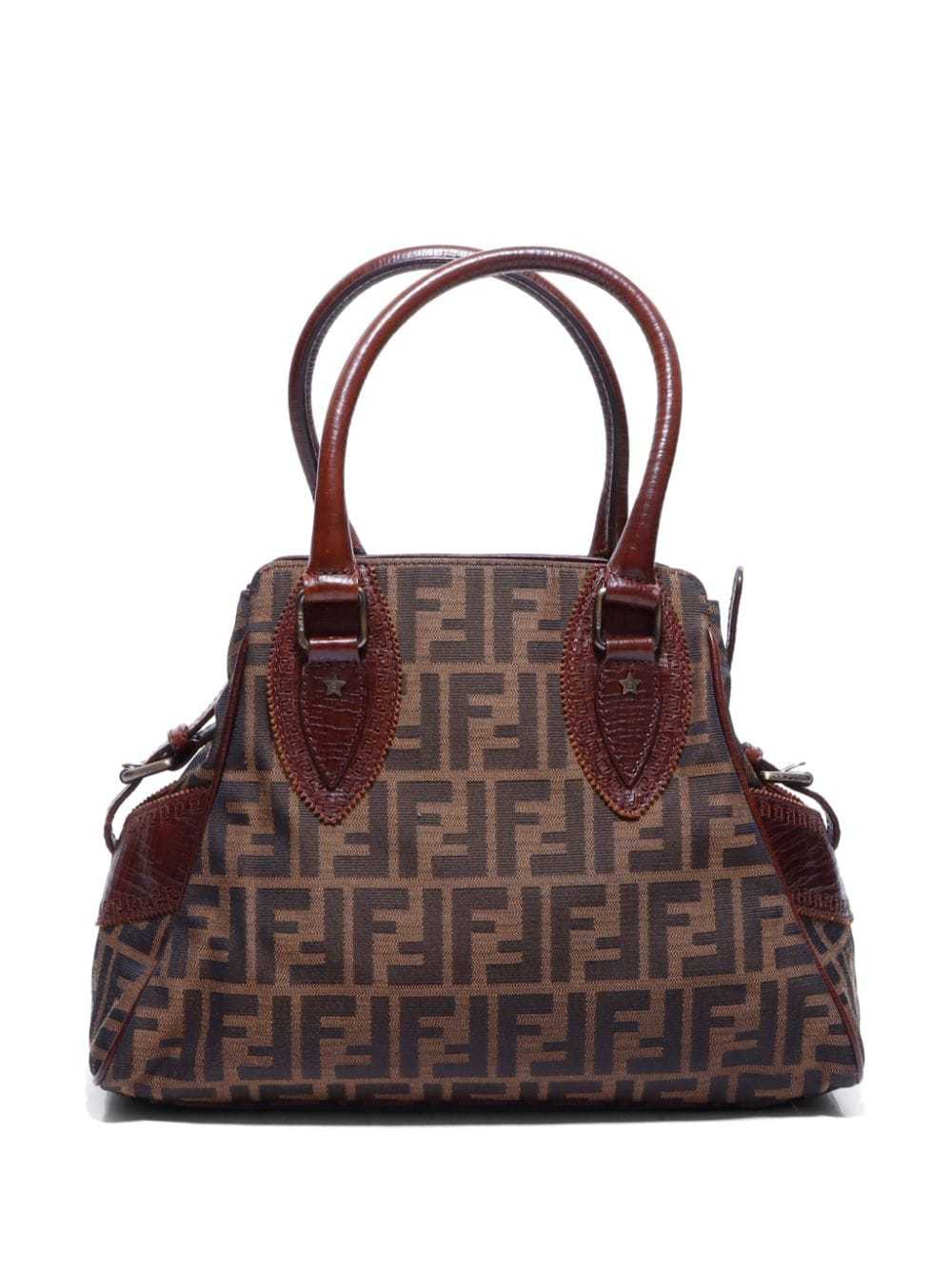 Fendi Pre-Owned Zucca-jacquard canvas handbag - B… - image 2