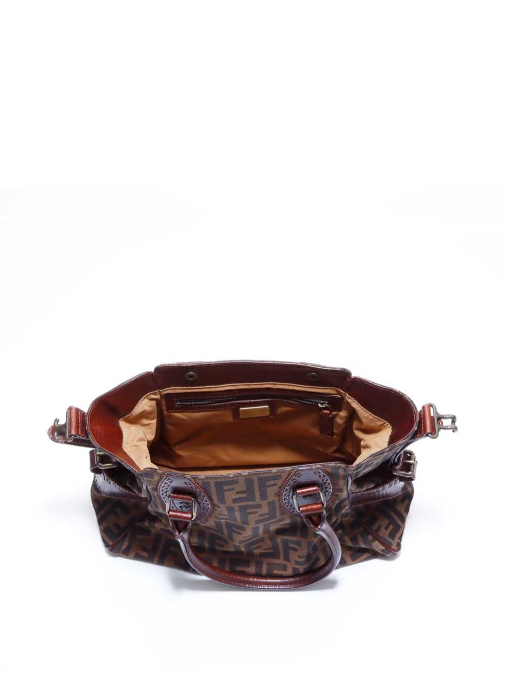Fendi Pre-Owned Zucca-jacquard canvas handbag - B… - image 5