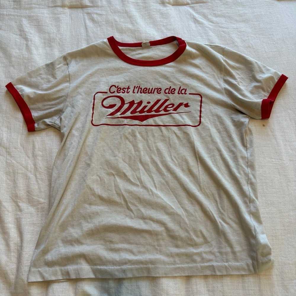 Vintage miller high life t shirt - image 1