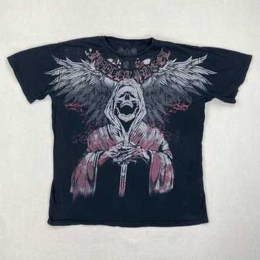Vintage Xzavier Shirt Size 2XL Black Grim Reaper … - image 1