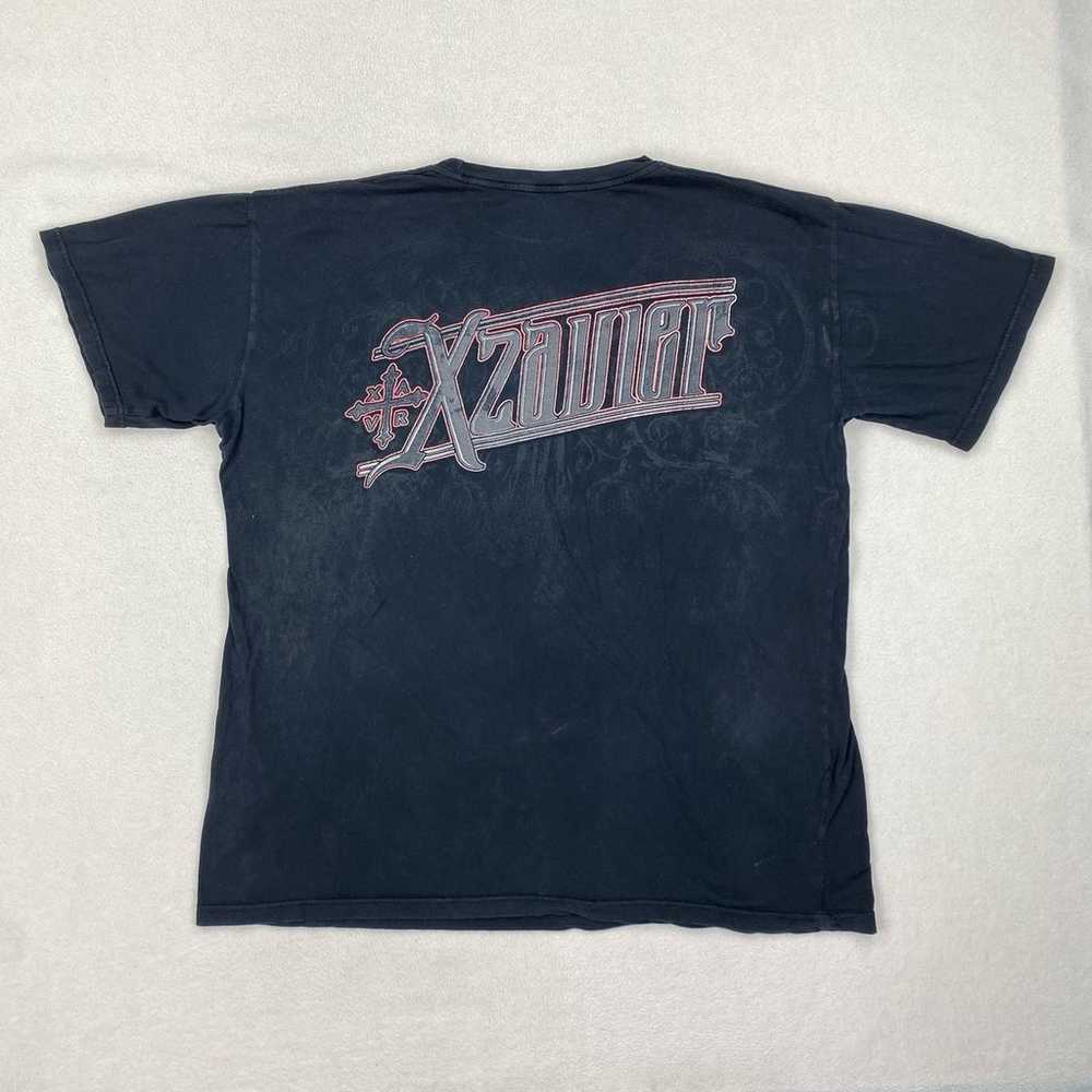 Vintage Xzavier Shirt Size 2XL Black Grim Reaper … - image 8