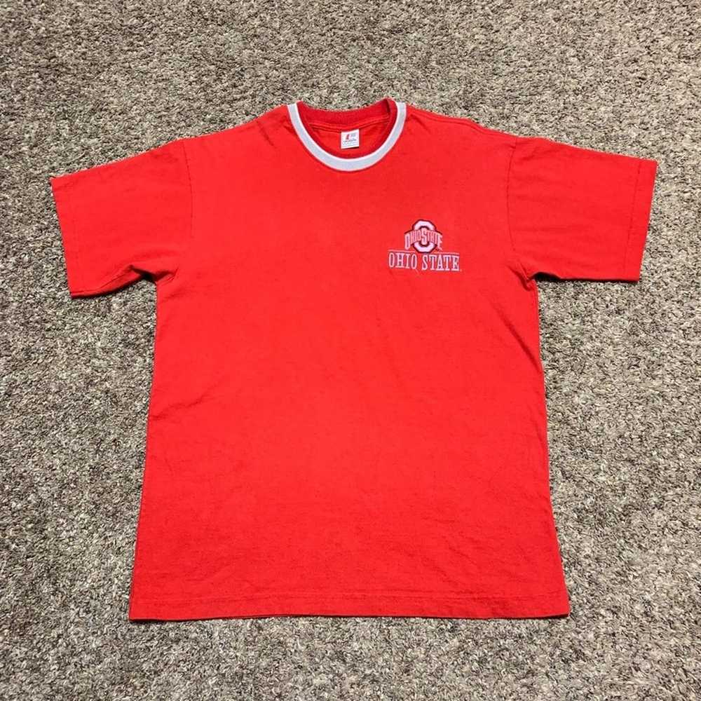 VTG 90’s Ohio State University T-shirt Rare Lg Ma… - image 1