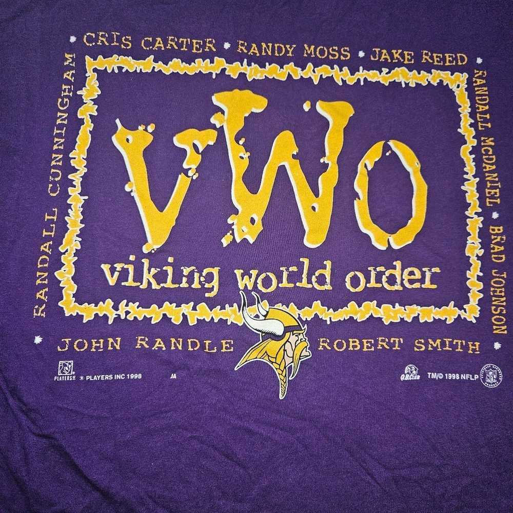 Vintage Minnesota Vikings Viking World Order 1998… - image 2