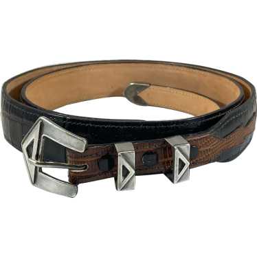 Sterling Silver Ranger Belt Signed Conrad B