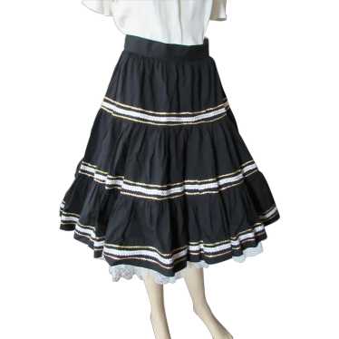 Fun Full Skirt SW Style Rockabilly Vibe Flounced … - image 1