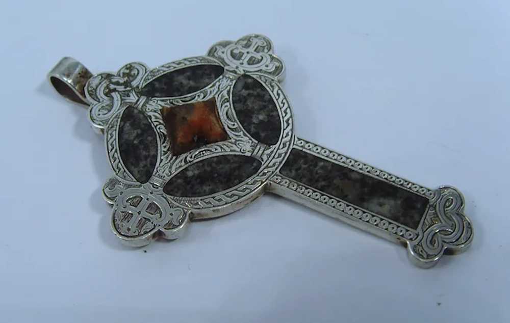Antique Victorian Scottish engraved silver Hardst… - image 2