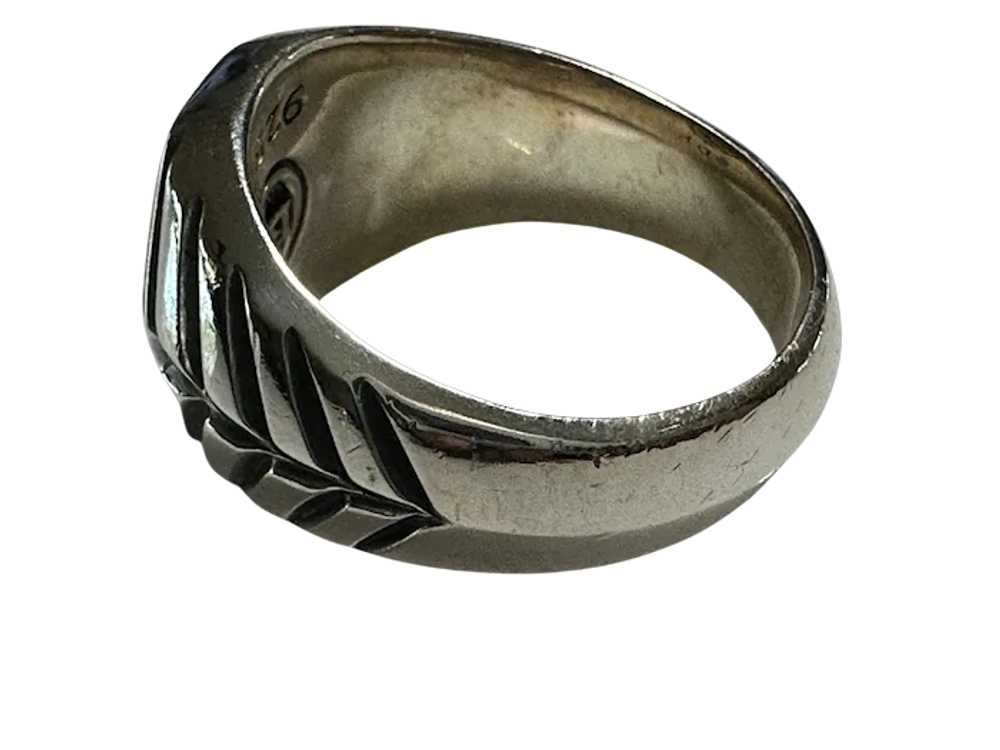 Sterling David Yurman Gents Ring - image 6