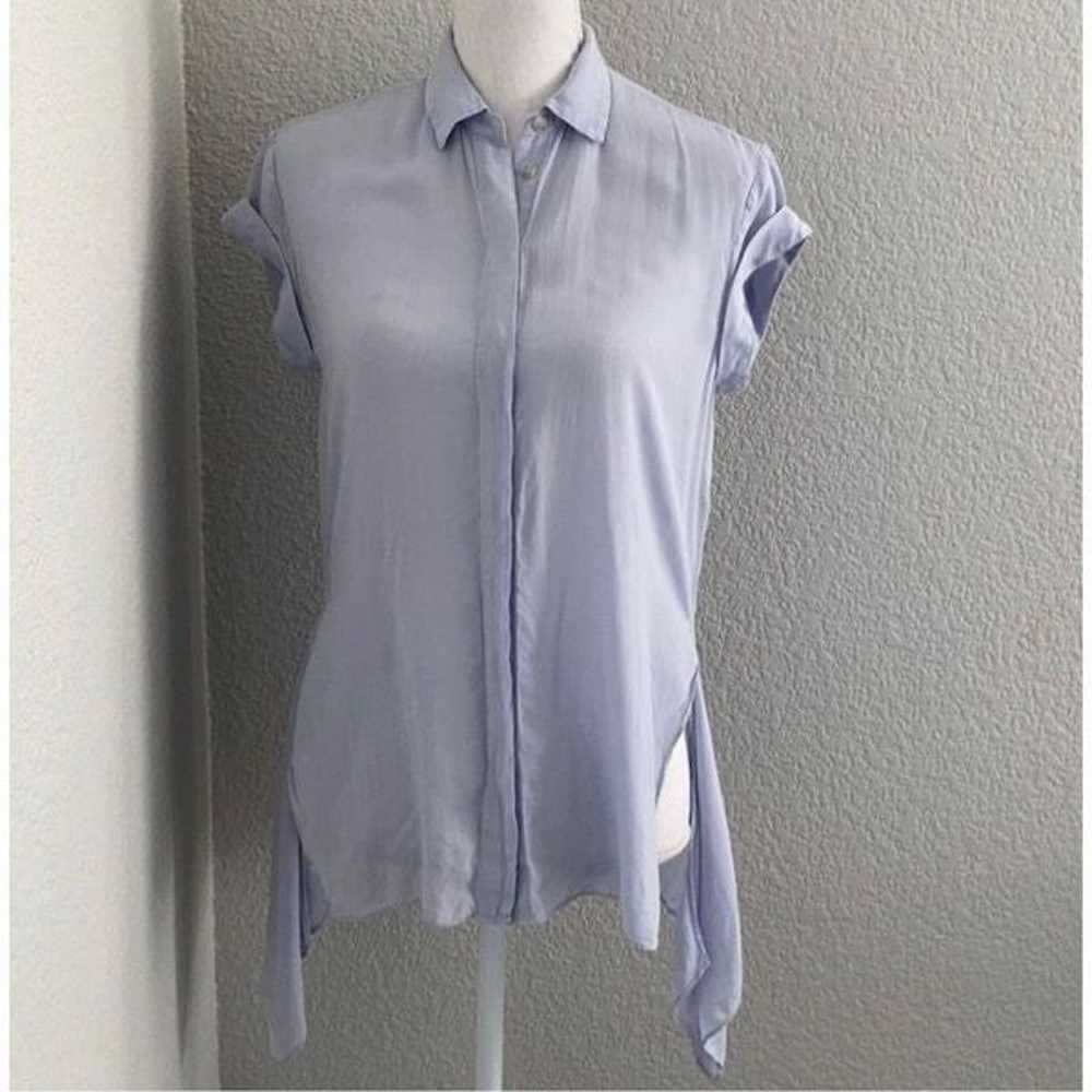 All Saints Cheyne Shirt Cuffed Sleeve Side Slits … - image 11