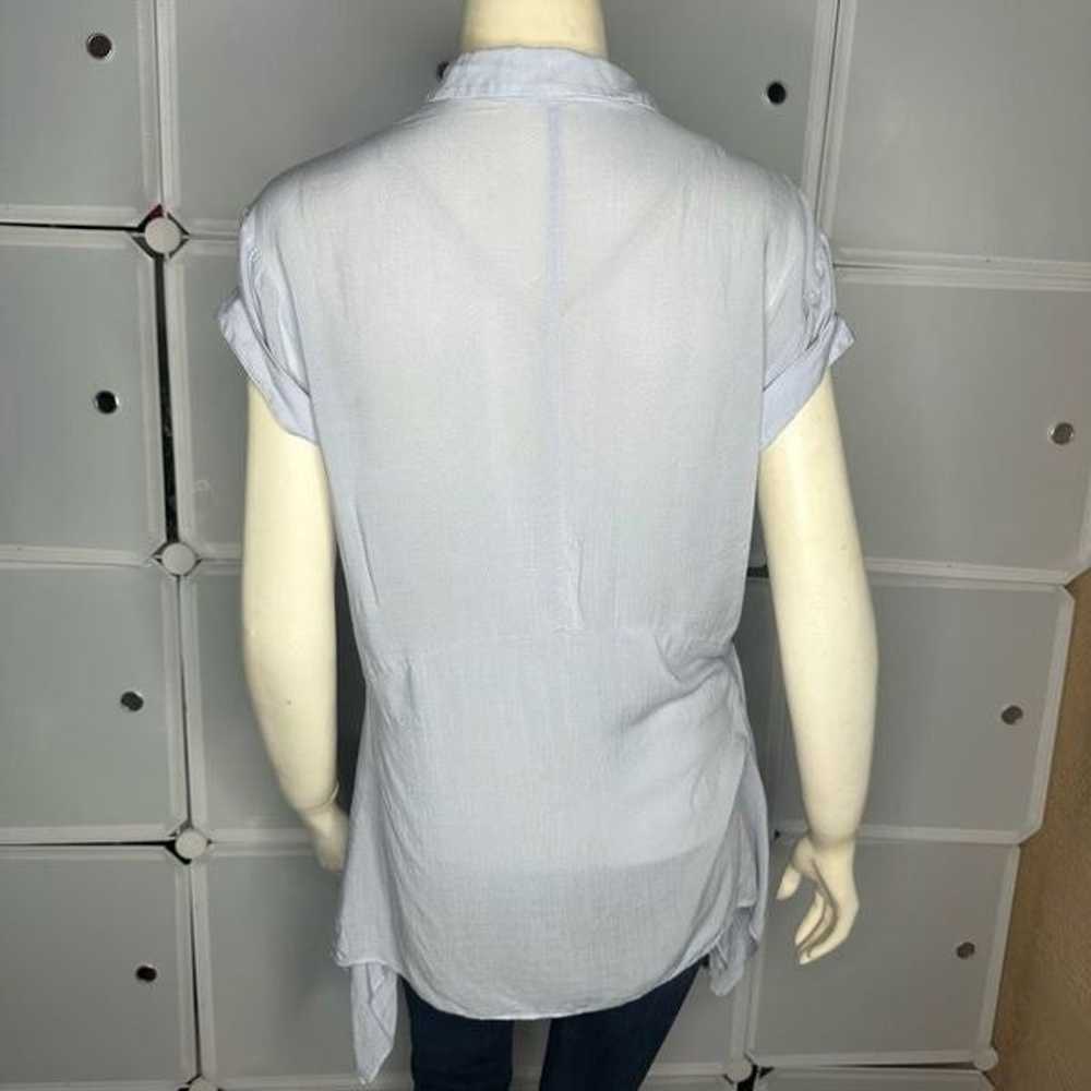 All Saints Cheyne Shirt Cuffed Sleeve Side Slits … - image 4