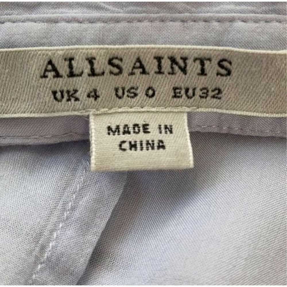 All Saints Cheyne Shirt Cuffed Sleeve Side Slits … - image 5