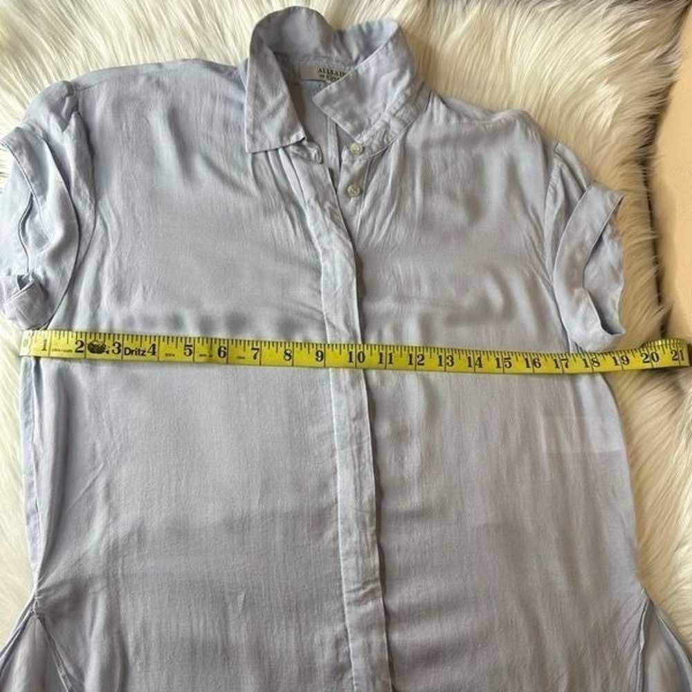 All Saints Cheyne Shirt Cuffed Sleeve Side Slits … - image 7
