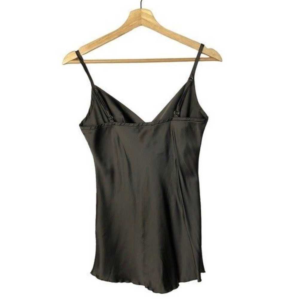 Repeat the Shirt Y2K Gray Silk Wrap Cami Tank Top… - image 2