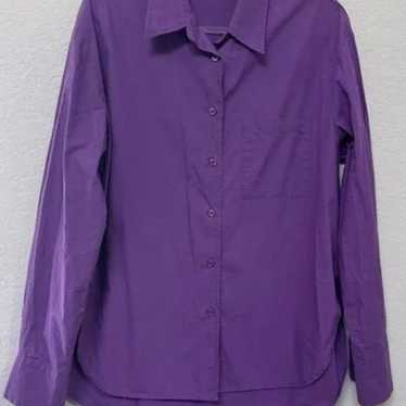Frankie Shop Lui Cotton Poplin Button Down Shirt … - image 1