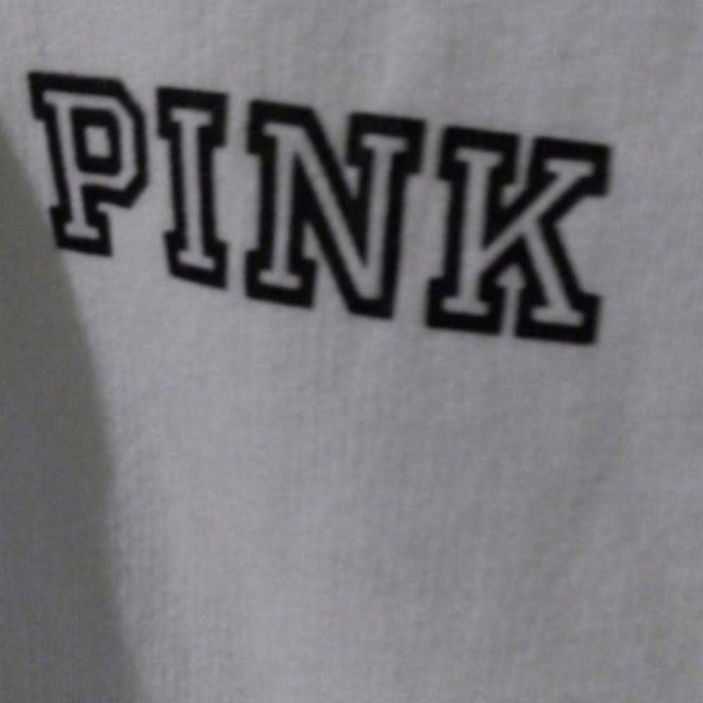 VS PINK Roses sweatshirt-medium like new - image 5