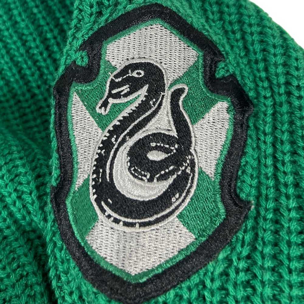 Harry Potter Slytherin Womens Medium Sweater Gree… - image 11