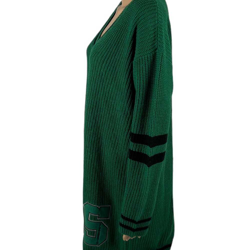 Harry Potter Slytherin Womens Medium Sweater Gree… - image 3