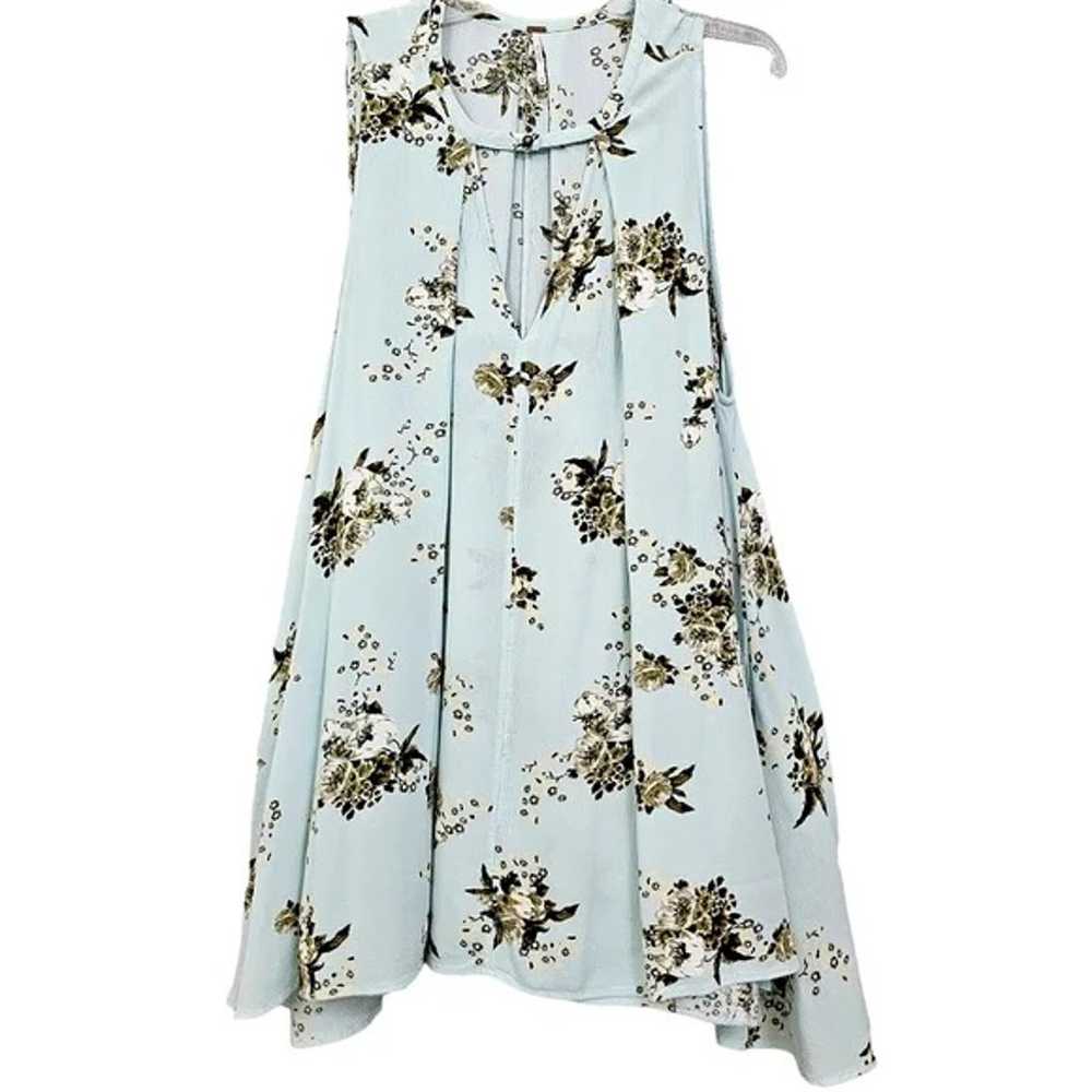 Free People Floral Sleeveless Mini Dress, Tree Sw… - image 3